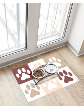 Alfombra vinílica Mascota Marrón