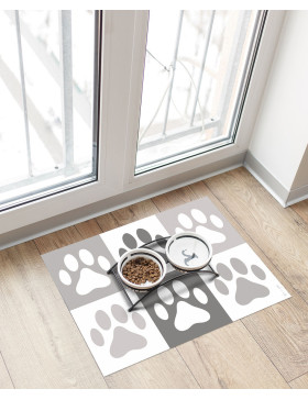 Alfombra vinílica Mascota Gris