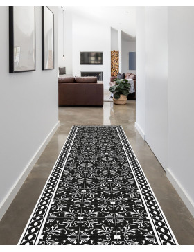 Alfombra vinílica Adana Negra