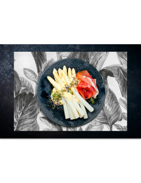 Salvamantel vinílico Tropical Gris