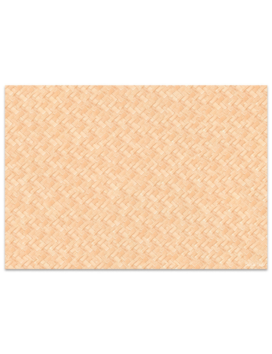 Salvamantel vinílico Mimbre