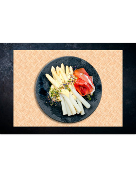 Salvamantel vinílico Mimbre