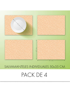 Salvamantel vinílico Mimbre