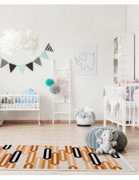 Alfombra vinílica Ceros Marrón