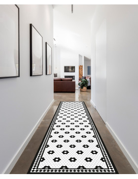 Alfombra de vinilo Roseta Negra