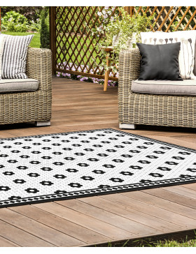 Alfombra de vinilo Roseta Negra