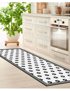 Alfombra de vinilo Roseta Negra