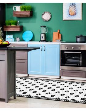 Alfombra de vinilo Roseta Negra