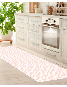 Alfombra de vinilo Diamante Fondo Rosa