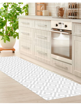 Alfombra de vinilo Diamante Fondo Gris