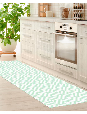 Alfombra de vinilo Diamante Fondo Verde