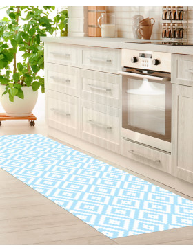 Alfombra de vinilo Diamante Fondo Azul