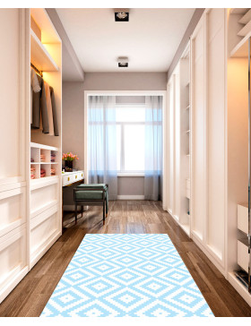 Alfombra de vinilo Diamante Fondo Azul