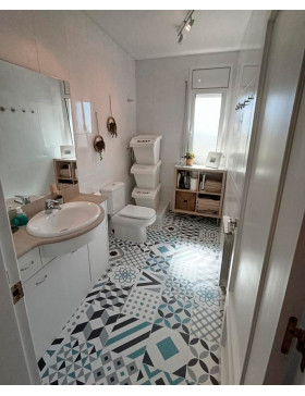 Alfombra vinílica Hidráulica Azul