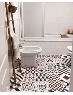 Alfombra vinílica Hidráulica Marrón