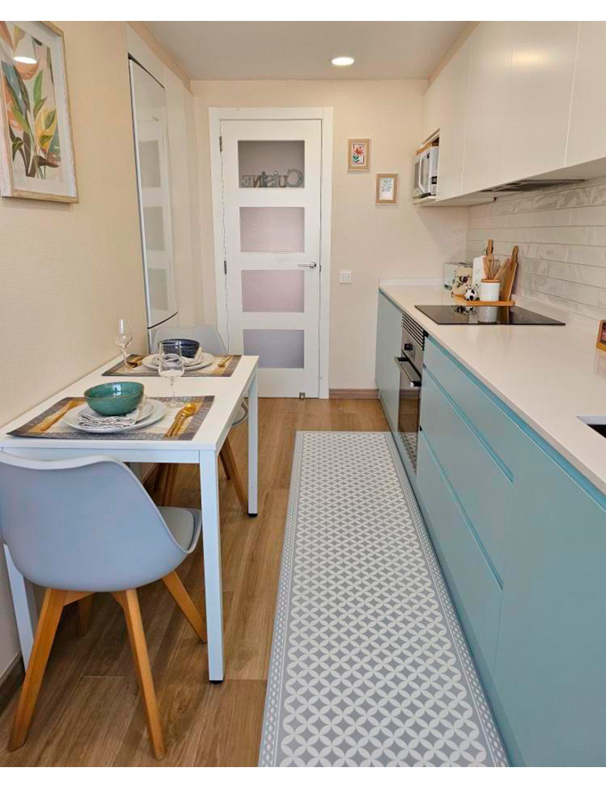 Alfombra vinílica Camelot Gris