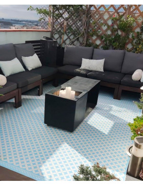 Alfombra vinílica Camelot Azul Cielo