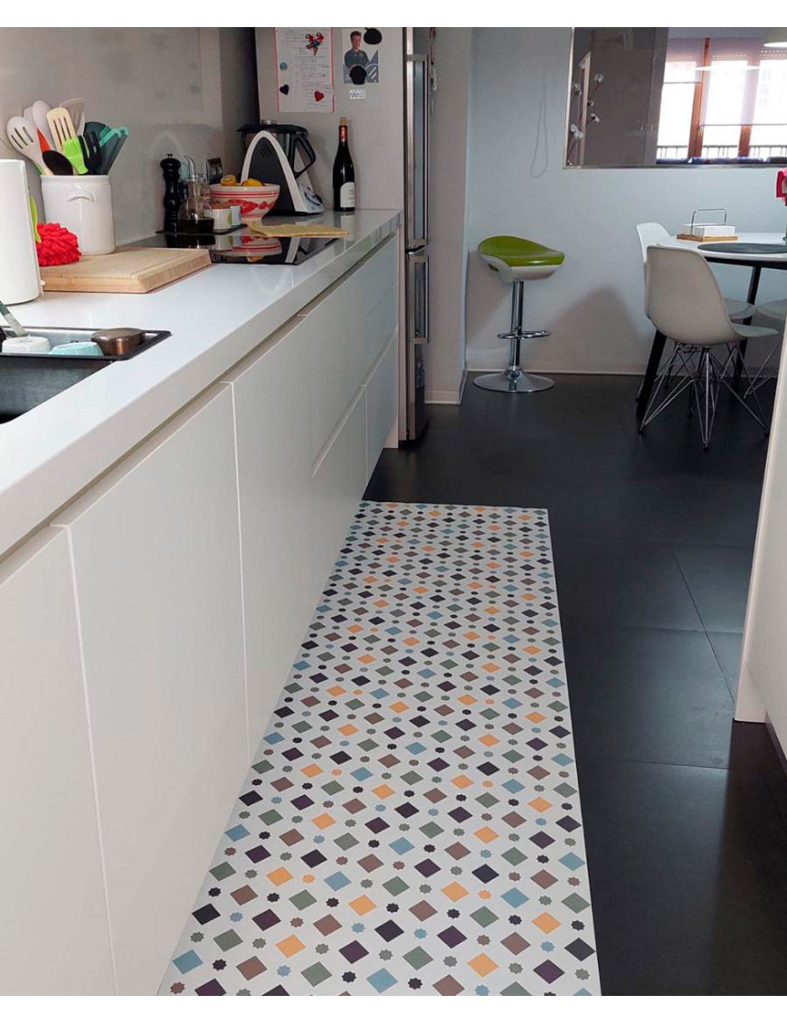 Alfombra vinílica Space Multicolor