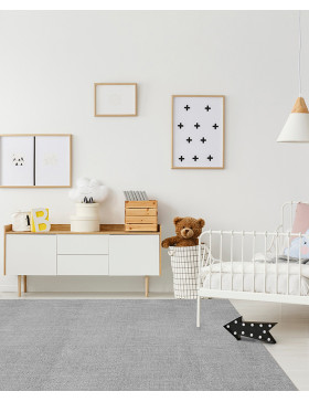 Alfombra vinílica Lisa YUTE Gris