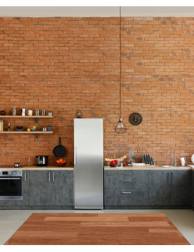 Alfombra vinílica Parquet Marrón