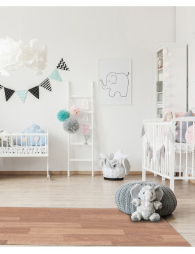 Alfombra vinílica Parquet Beige