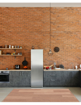 Alfombra vinílica Parquet Beige