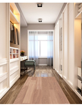 Alfombra vinílica Parquet Beige