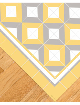 Alfombra vinílica África Amarilla