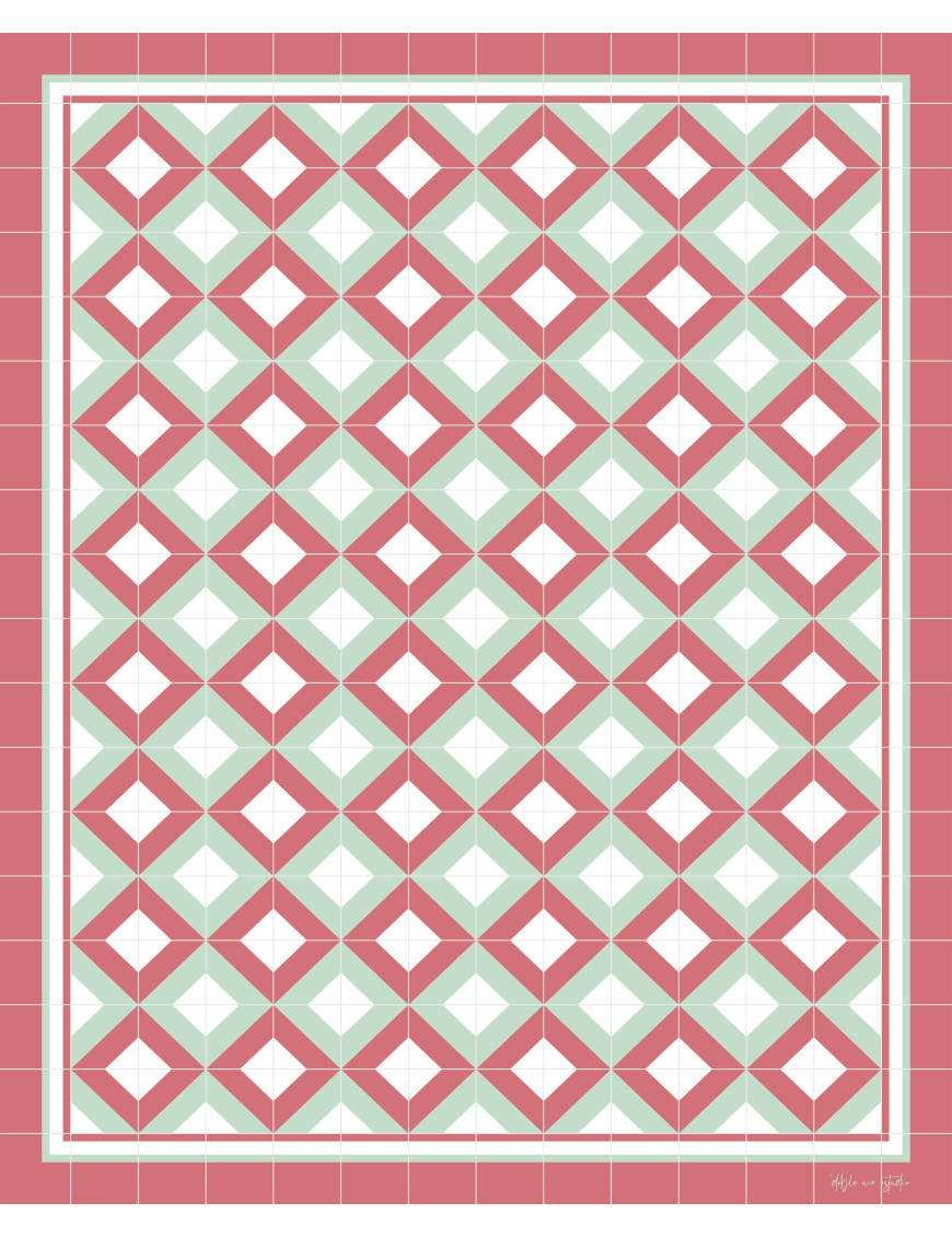 Alfombra vinílica África Roja