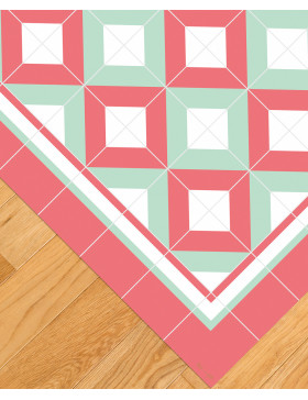 Alfombra vinílica África Roja