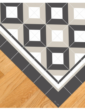 Alfombra vinílica África Gris