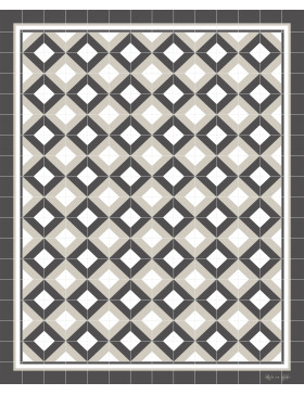 Alfombra vinílica África Gris