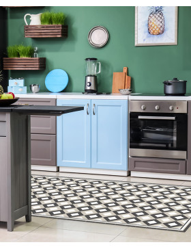 Alfombra vinílica África Gris