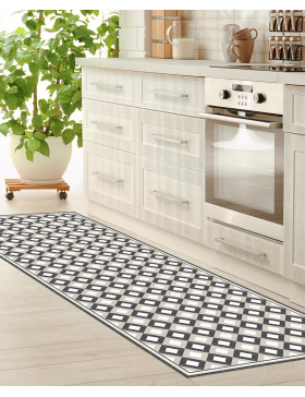 Alfombra vinílica África Gris