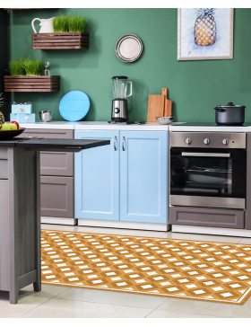 Alfombra vinílica África Marrón