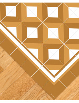 Alfombra vinílica África Marrón