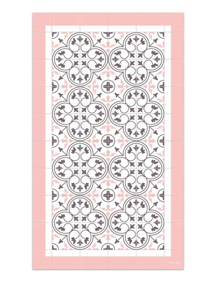 Alfombra vinílica Capri Rosa