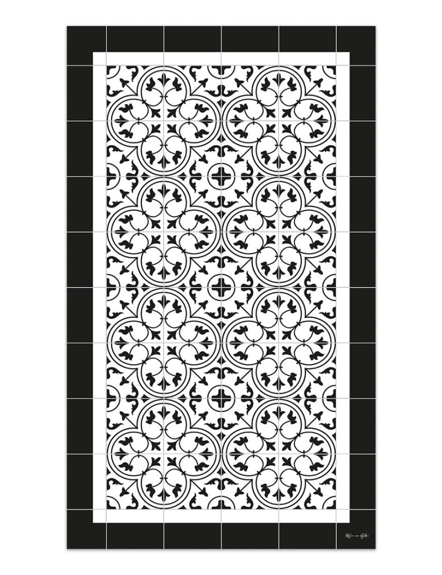 Alfombra vinílica Capri Negra