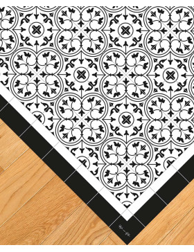 Alfombra vinílica Capri Negra