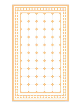 Alfombra vinílica Victorian Amarilla