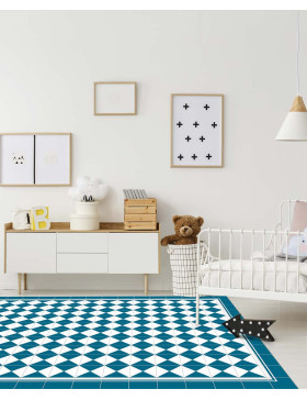 Alfombra vinílica Imperial Azul