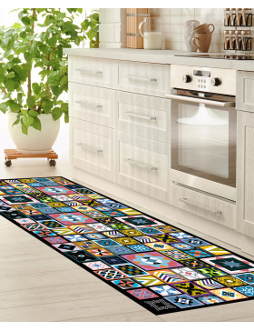 Alfombra vinílica Atenas Negra