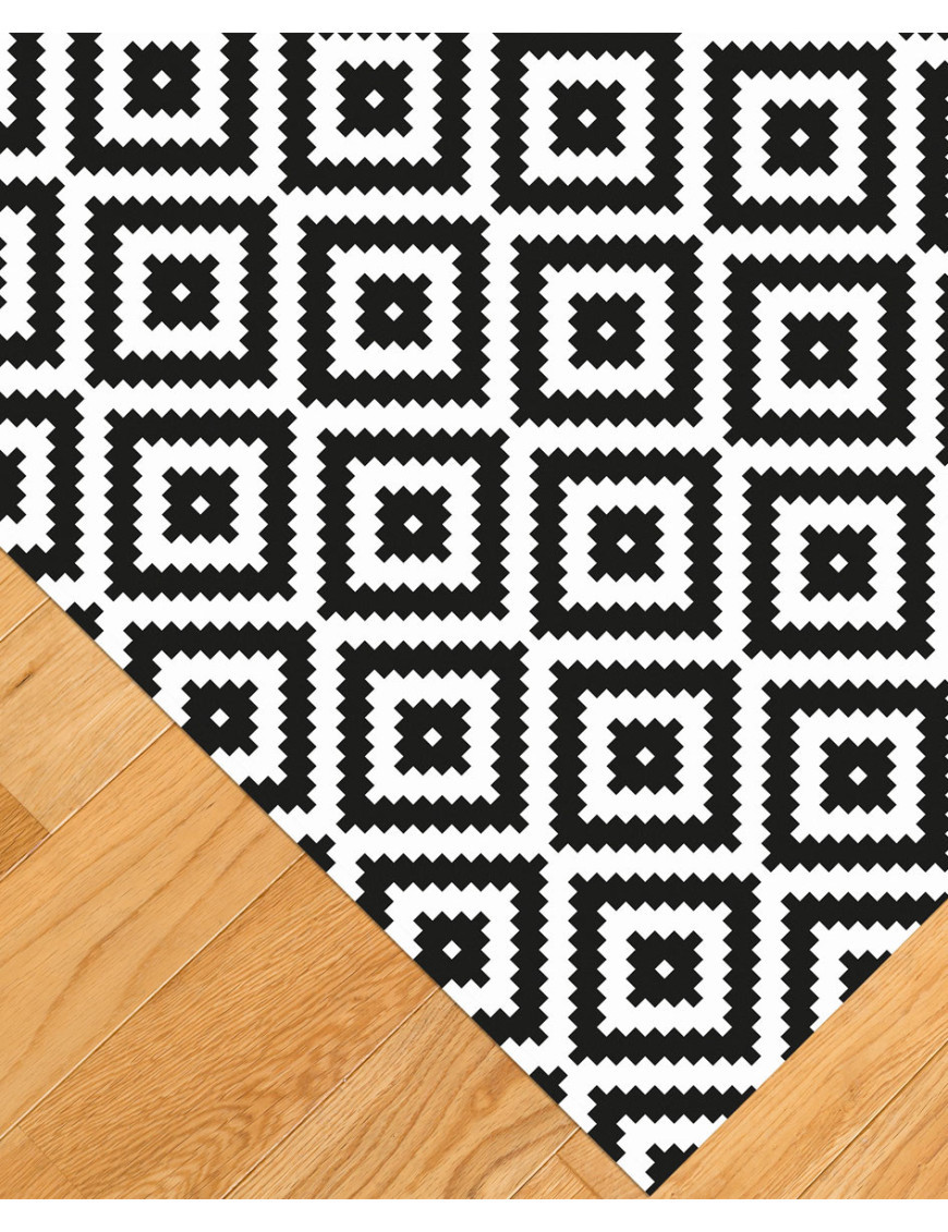 Alfombra de vinilo A07 Negra 2x2 mts