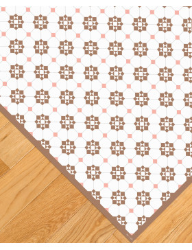 Alfombra vinílica Classic Marrón 2x2 mts