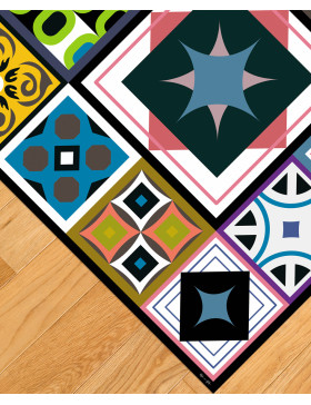 Alfombra vinílica Atenas Negra