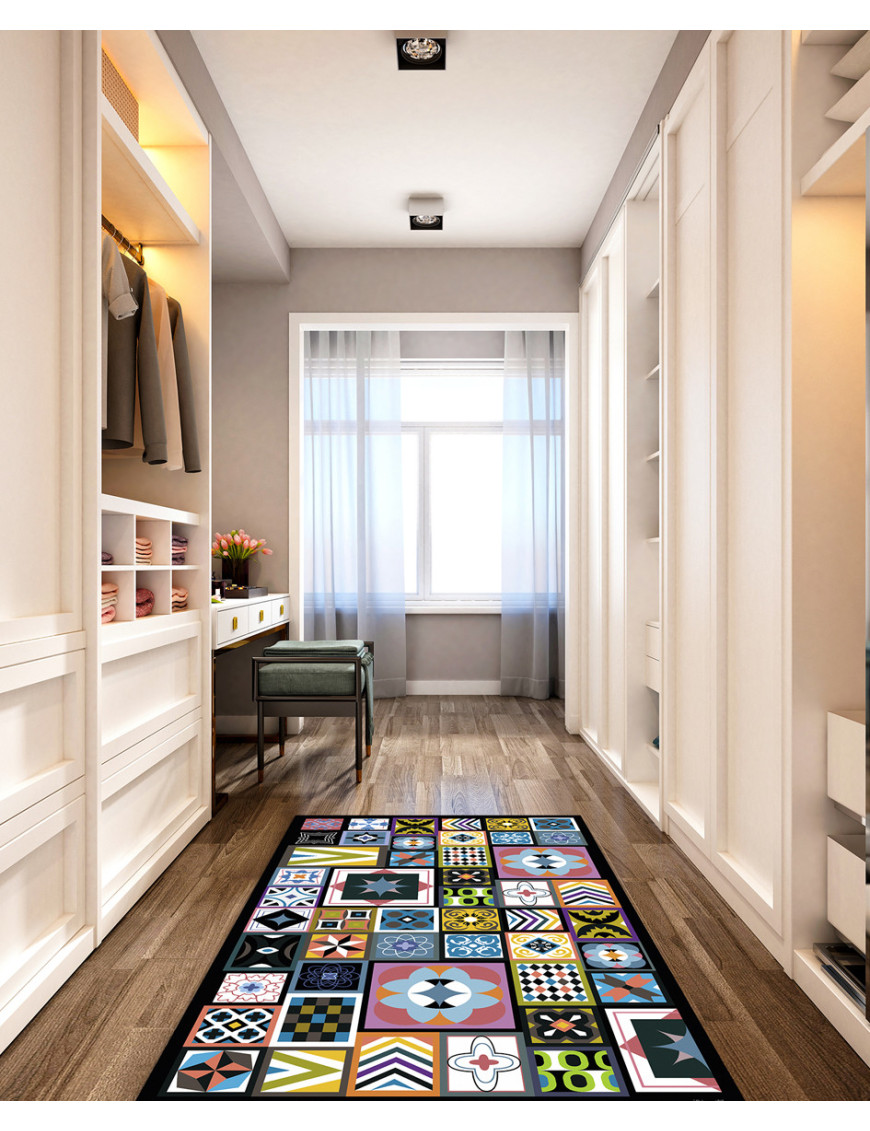 Alfombra vinílica Atenas Negra