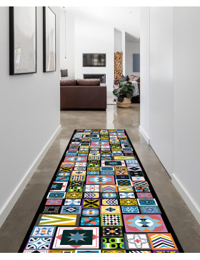 Alfombra vinílica Atenas Negra