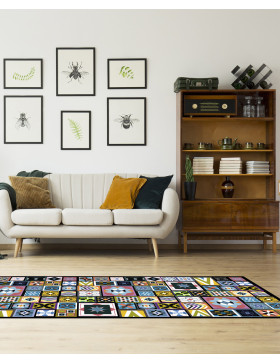 Alfombra vinílica Atenas Negra