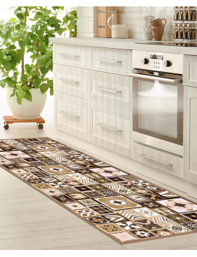 Alfombra vinílica Atenas Marrón