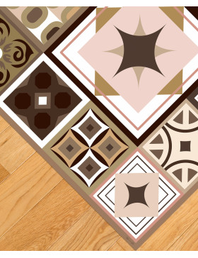 Alfombra vinílica Atenas Marrón